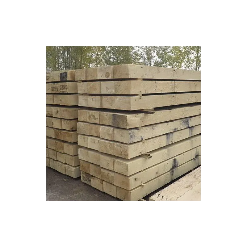 Traviesas de madera ecológica pino exterior - Madera Hogar